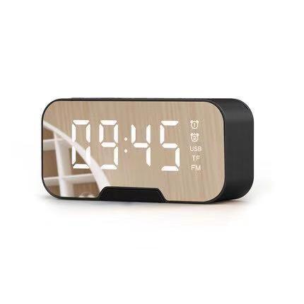 LED Bluetooth Mirror Speaker Alarm - shopwomanstore