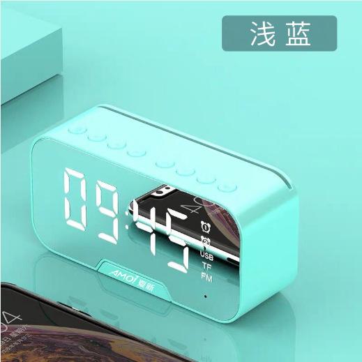 LED Bluetooth Mirror Speaker Alarm - shopwomanstore