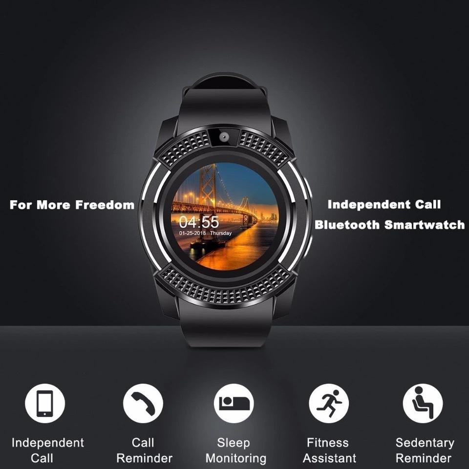 V8 Smart Watch Men Bluetooth Sport Watches - shopwomanstore