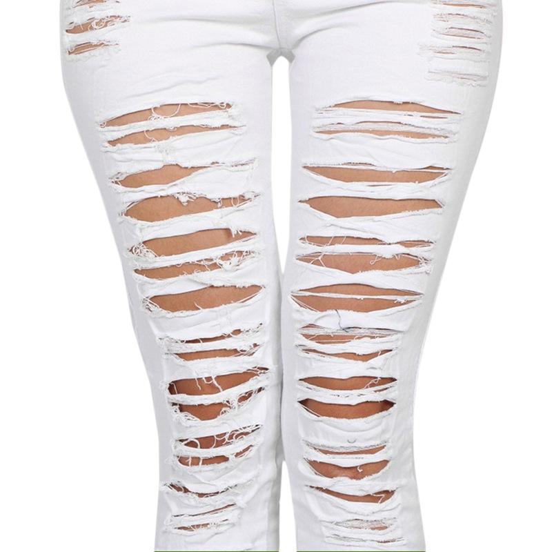 Jeans Slim Ripped Sexy Girls Trousers - shopwomanstore