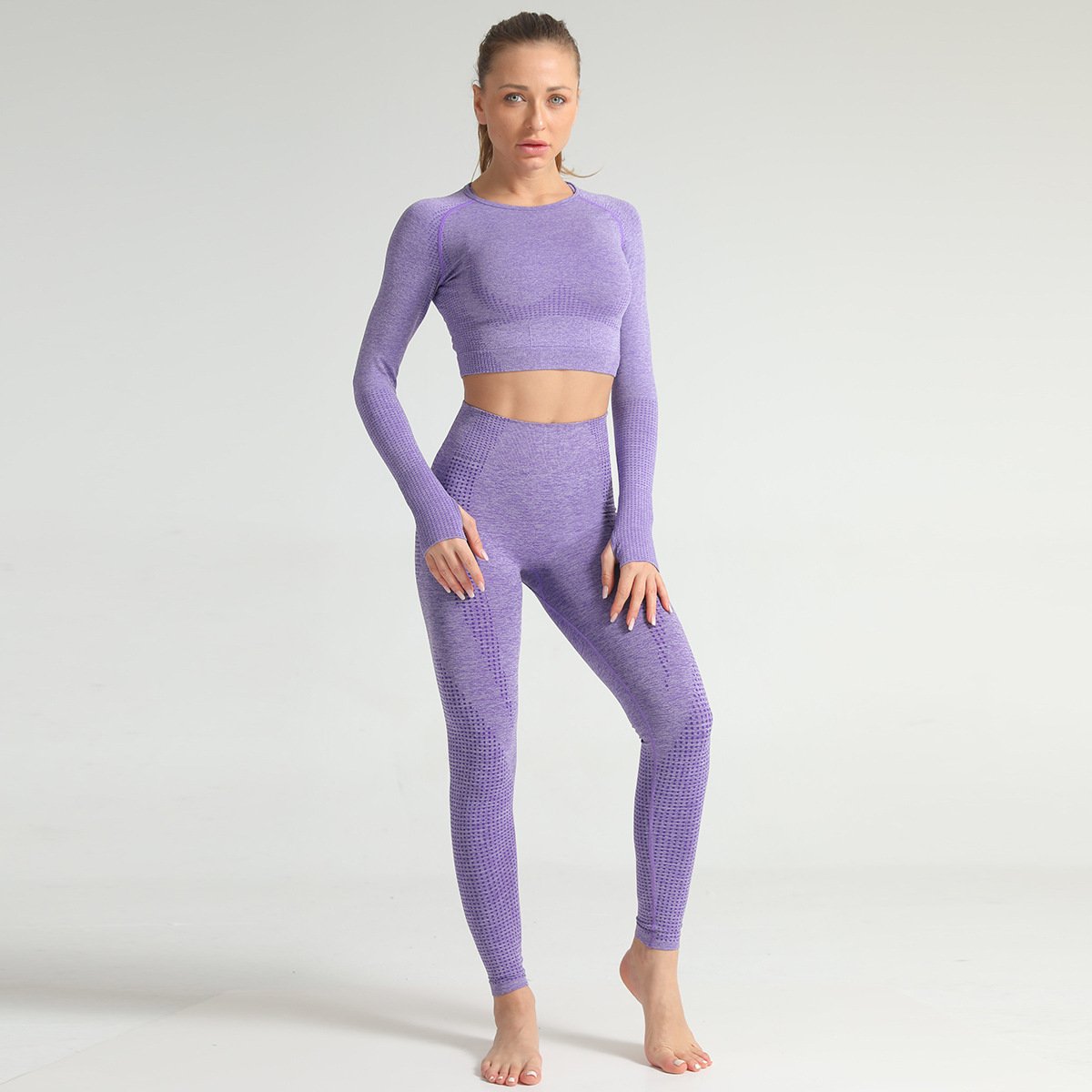 Woman Seamless Yoga Set - shopwomanstore