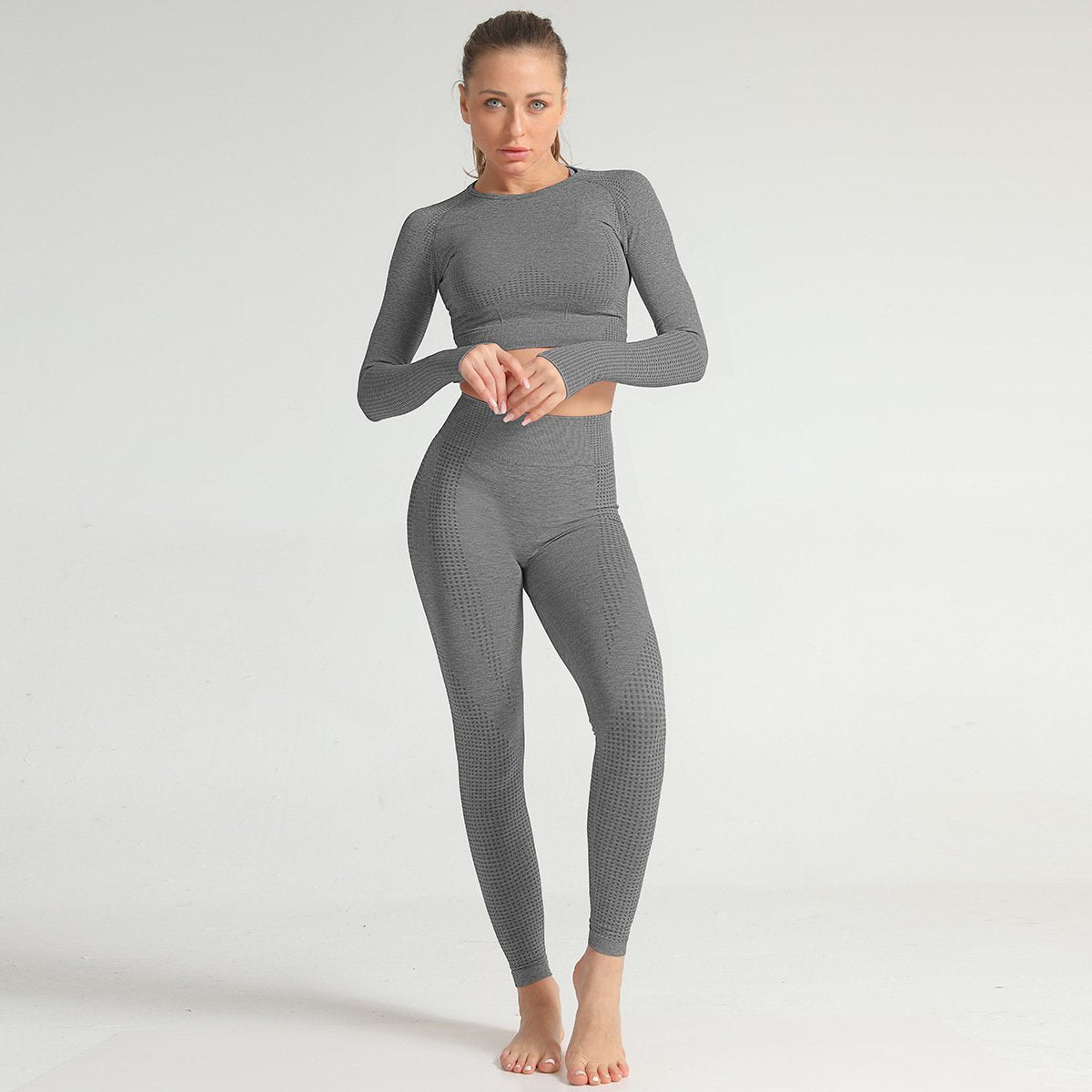 Woman Seamless Yoga Set - shopwomanstore