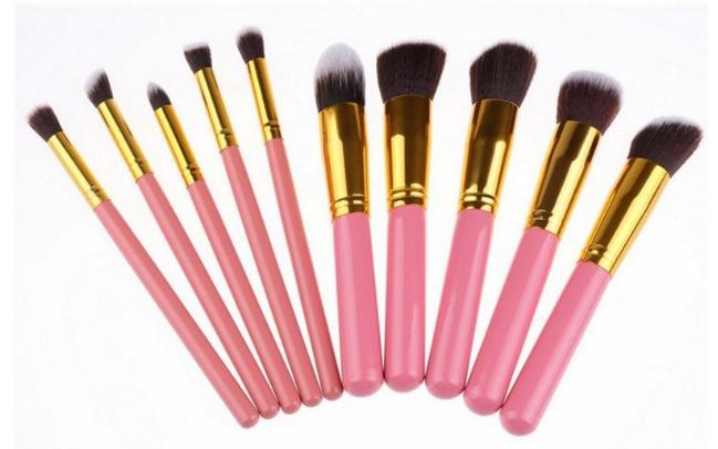 Black Makeup brushes set Professional Natura - shopwomanstore