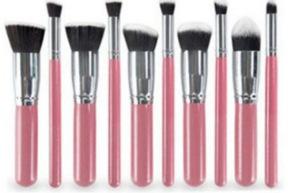 Black Makeup brushes set Professional Natura - shopwomanstore