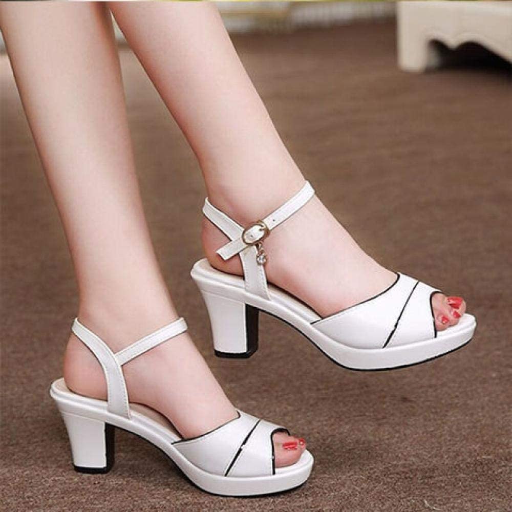 Retro Peep Toe Buckle Strap Wedge Sandals - shopwomanstore