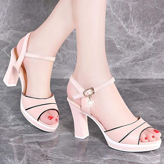 Retro Peep Toe Buckle Strap Wedge Sandals - shopwomanstore