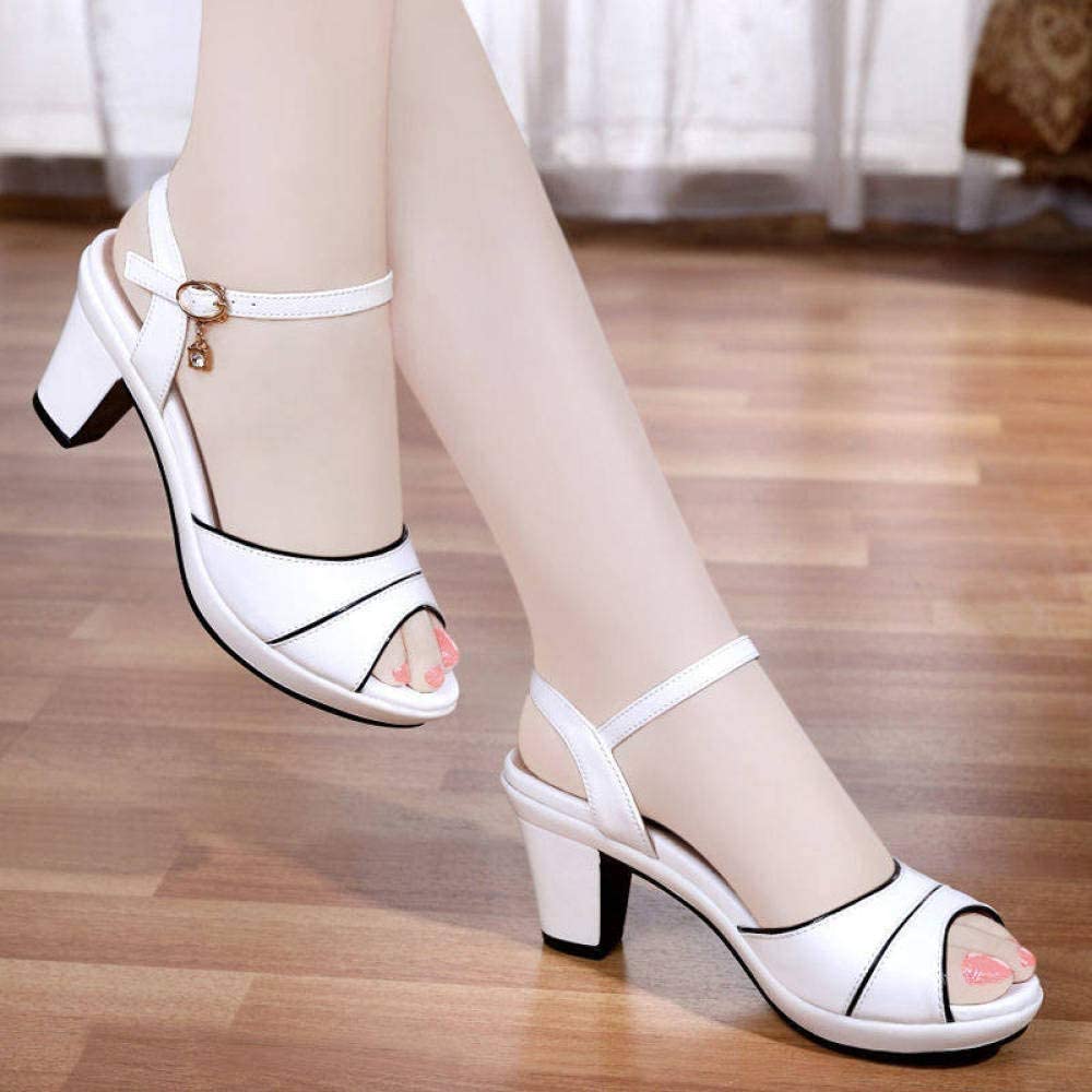 Retro Peep Toe Buckle Strap Wedge Sandals - shopwomanstore