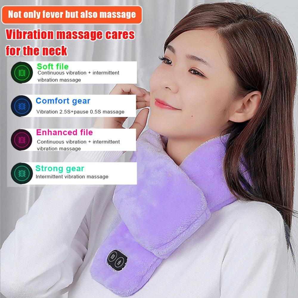 Unisex eScarf - Heated and Vibration Massage - shopwomanstore