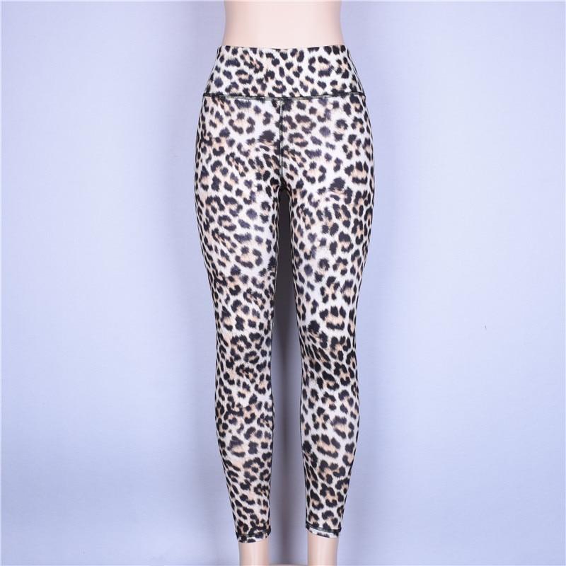 Hugcitar high waist leopard Sexy Push Up Leggings - shopwomanstore