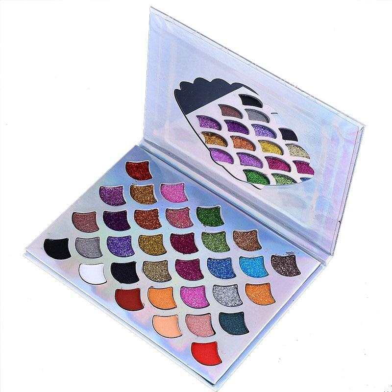 Glitter Eye Shadow Palette  - shopwomanstore