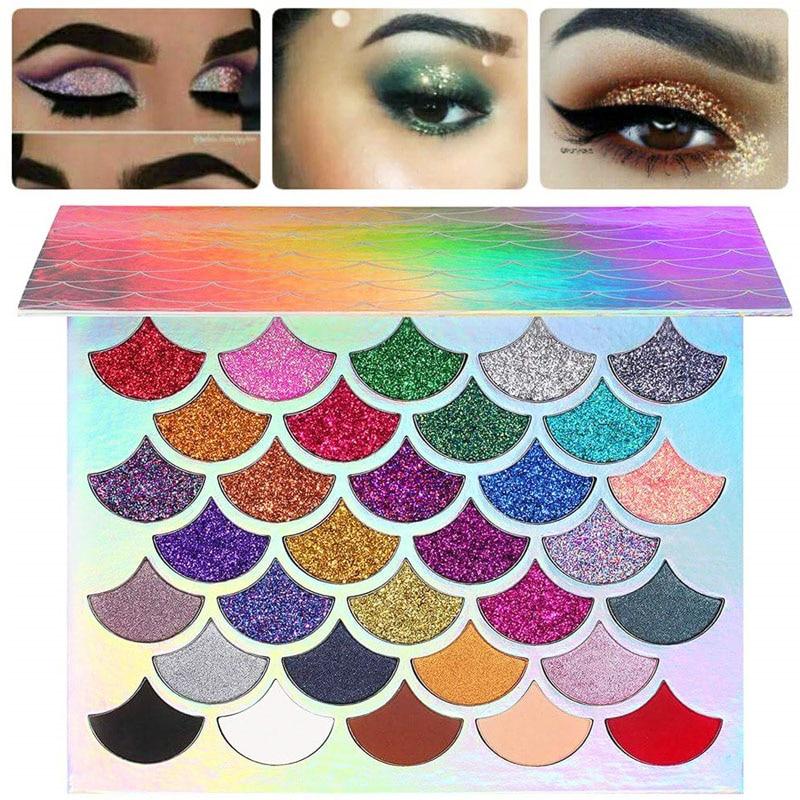 Glitter Eye Shadow Palette  - shopwomanstore